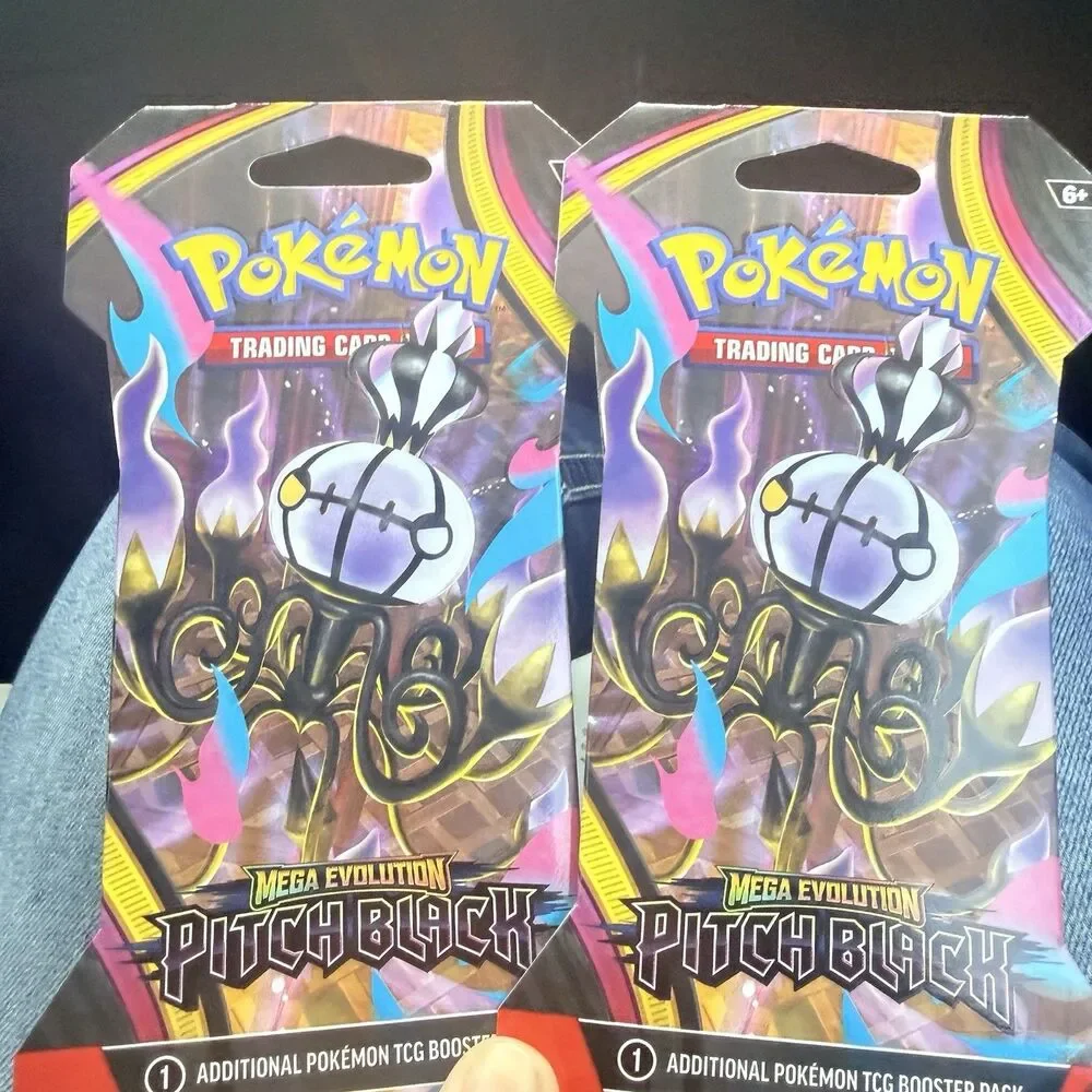 Pokemon Mega Evolution Pitch Black  Booster Pack (New Sealed) In Hand